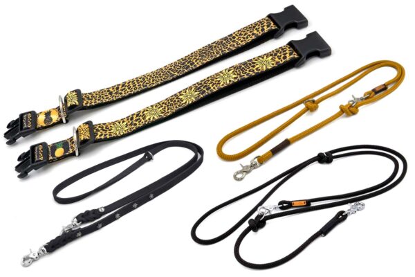 Hundehalsband *Cheetah* - passende Leinen