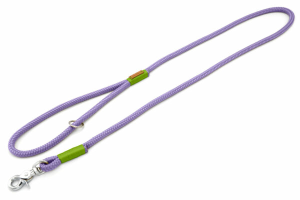 lilafarbene Führleine mit Handschlaufe