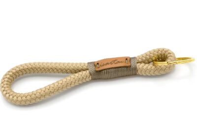 Schlüsselanhänger MAXI, Softtau beige