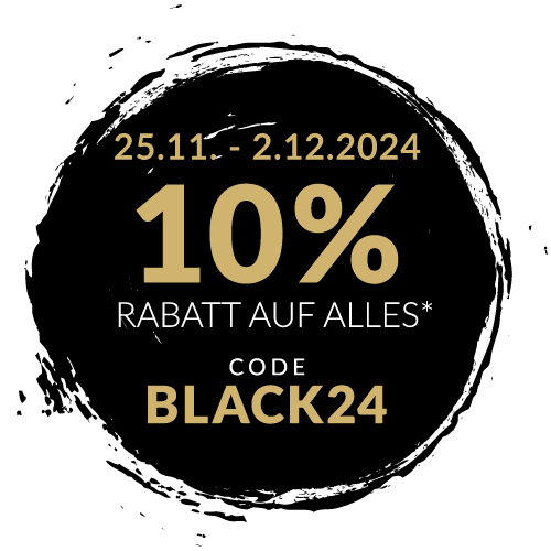 Black Week 2024 - 10% Rabatt auf Alles*! (*ausgenommen Bagelbettchen, Gutscheine und Produkte unter "Sale")